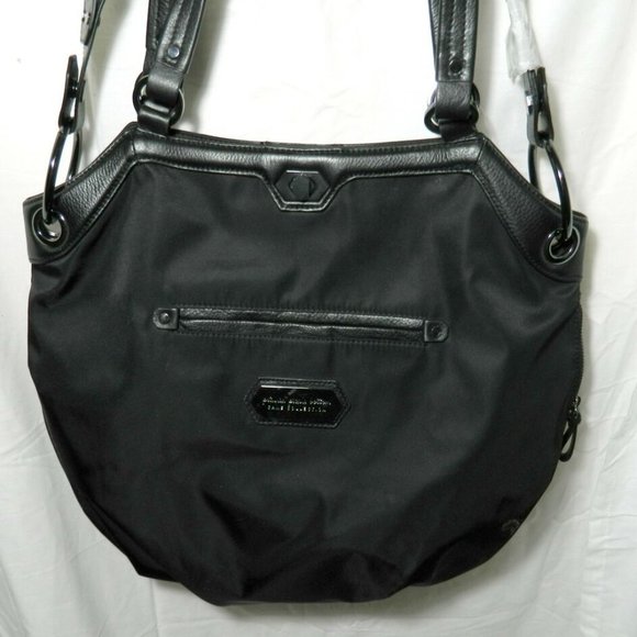 Petunia Pickle Bottom $320 Halifax Hobo Black Chai Tea Cake Baby Bag Pad NWOT ! - Picture 5 of 6